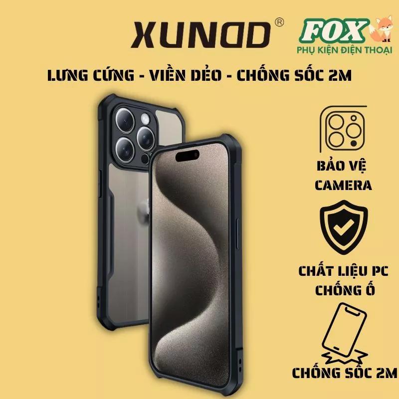 Ốp Xundd chống sốc IPhone 11 12 13 15 16promax/pro/plus 7/8g 7p/8p xs xr xsm