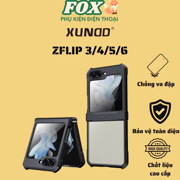 ốp Zflip3/Zflip4/Zflip5/Zflip6 chống sốc Xundd
