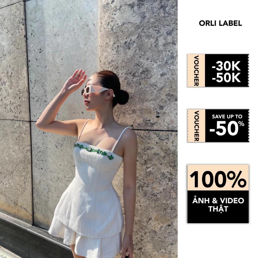 ORLI LABEL - Belle Shirt -Áo cúp be đính đá cao cấp