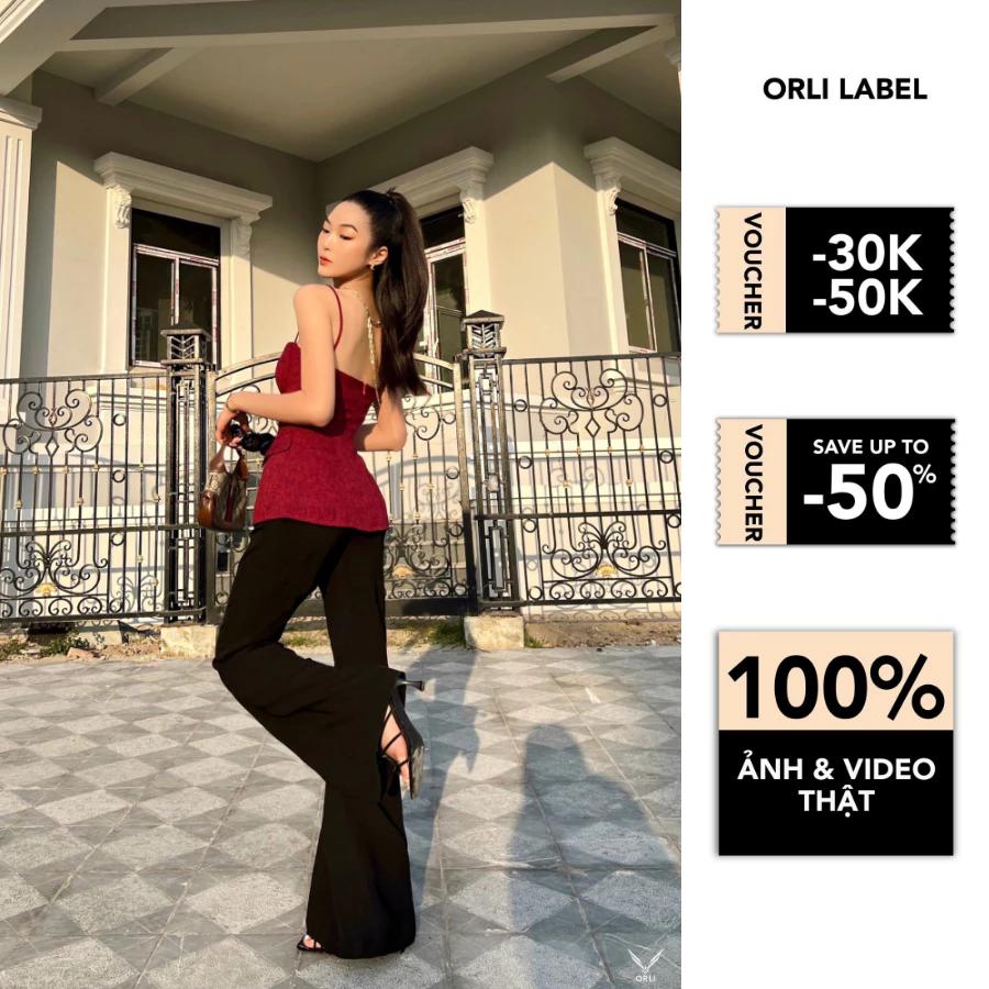 Orli Label - Quần tây ống loe thiết kế - High Rise Pants