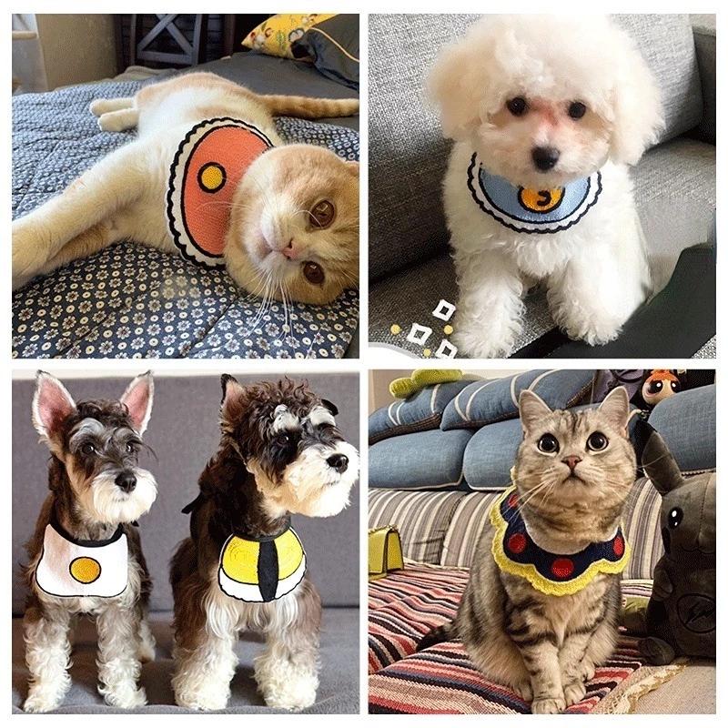 Pet triangle scarf cat bib pet bib scarf ornament bib