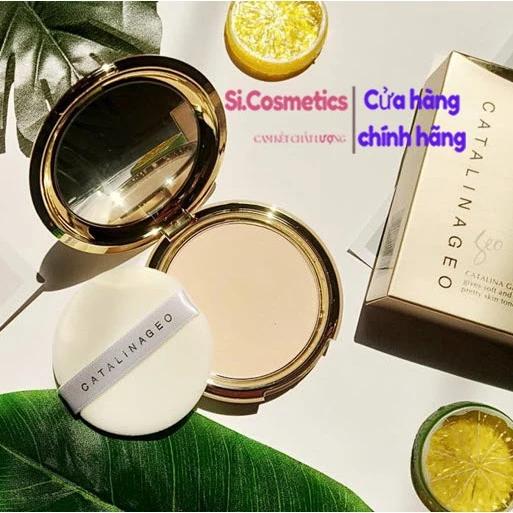 Phấn phủ trang điểm siêu mịn Catalina Geo Pact (Geo vàng) - Hàn quốc