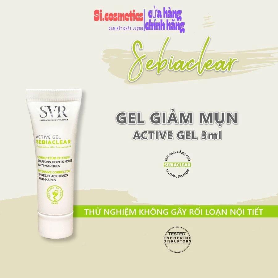 [QUÀ TẶNG] Kem dưỡng ẩm dành cho da dầu , giảm mụn SVR SEBIACLEAR ACTIVE GEL 3ml