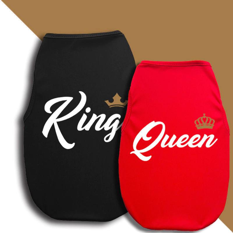 Quần áo cho chó Cat Vest Bảng chữ cái tiếng Anh Quần áo thú cưng