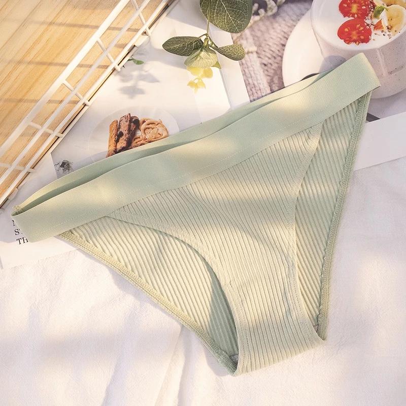 Quần Lót Cotton Không Đường May Lưng Thấp Quyến Rũ Cho Nữ
