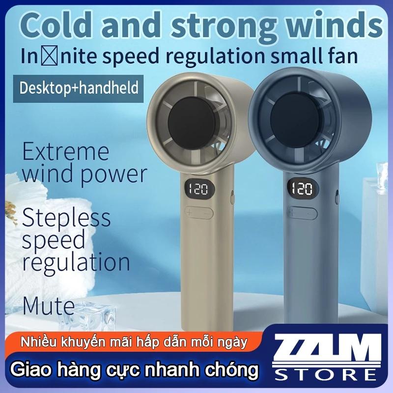 Quạt cầm tay M11 Quạt Mini Turbo tốc độ cao Có thể sạc lại Con lăn Không cần di động ngoài trời Gió mạnh Quạt cầm tay