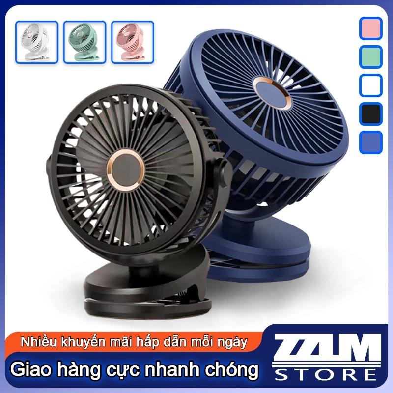 Quạt Kẹp Sạc 15000 Mah Có 4 Tốc Độ Gió Có Thể Điều Chỉnh Và Thời Lượng Pin Dài 3 Ngày Sử Dụng Liên Tục—Motor nhập khẩu