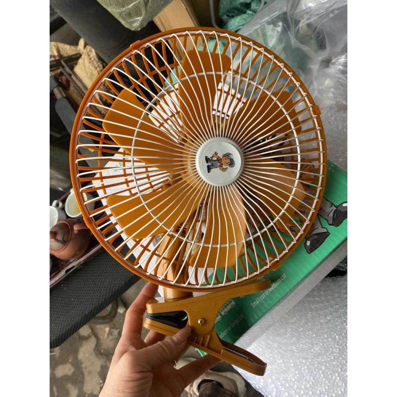 Quạt lồng cặp 12v 24v trên xe có chân cắm tẩu