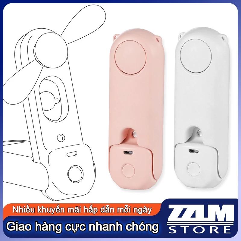 Quạt nhỏ có chức năng tạo ẩm, quạt nhỏ sạc di động, quạt cầm tay mini có thể gập lại gió lớn