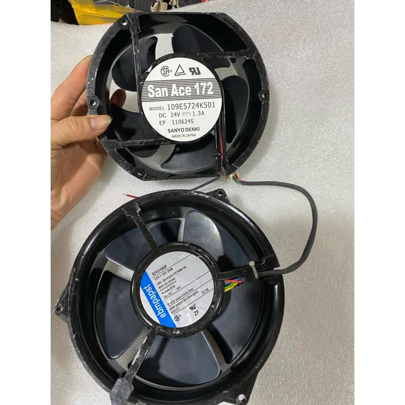 quạt ô tô 12v 24v, quạt thông gió bãi xịn 17cmhợp kim cực mát, bền, quạt tròn sắt