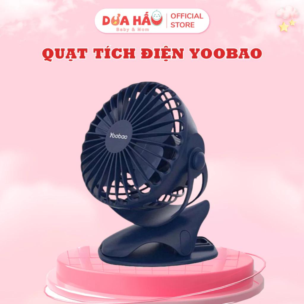 Quạt Tích Điện Yoobao 6400Map 4 Cấp Độ Gió Tiện Lợi