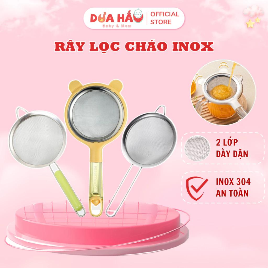 Rây Lọc Cháo Inox Cao Cấp Chế Biến Ăn Dặm Cho Bé Shop DuaHau Baby&Mom