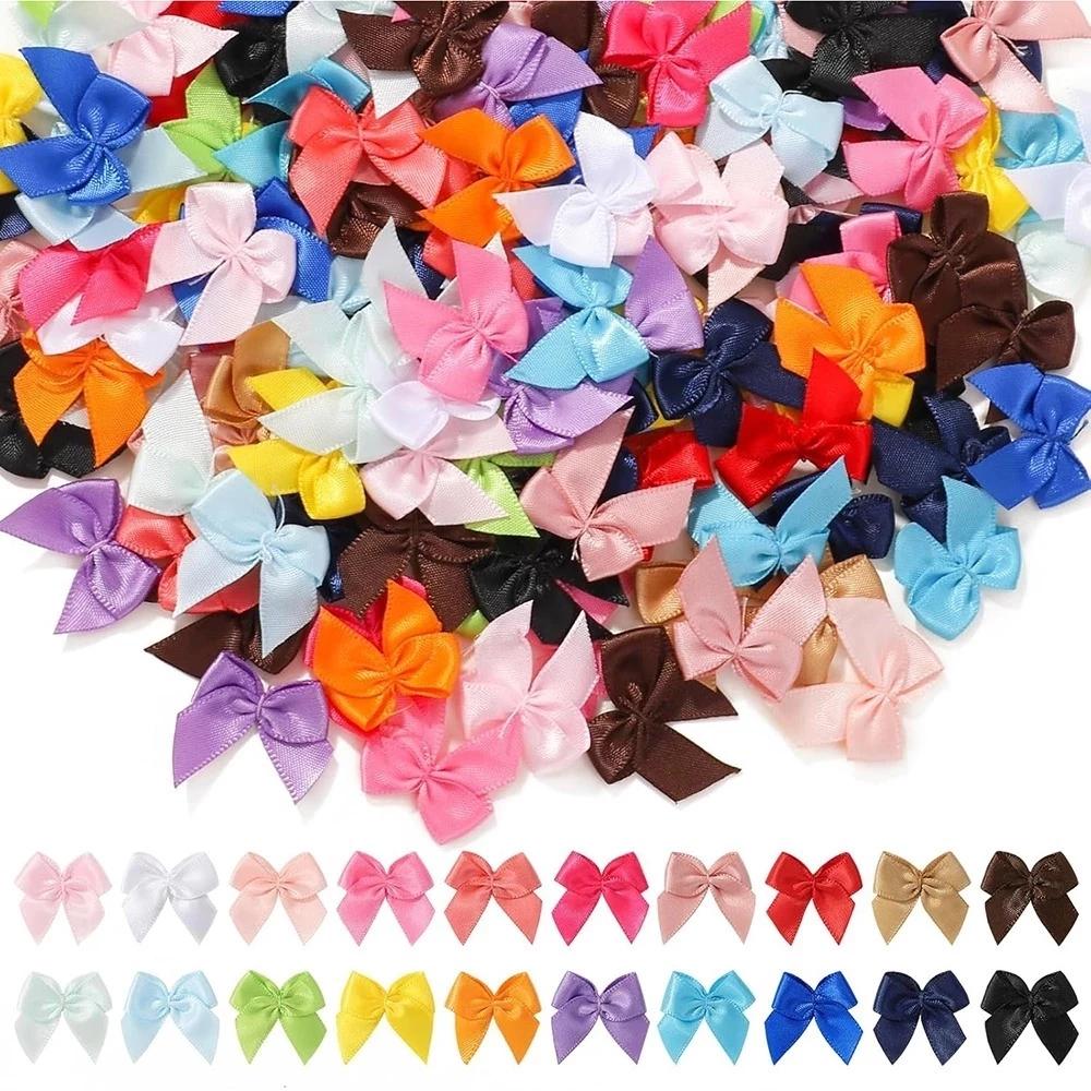 Ruy băng nơ nhỏ (6mm,1cm) lụa satin nhiều màu sắc trang trí, làm kẹp tóc nơ cho bé và quà tặng thời trang handmade DIY