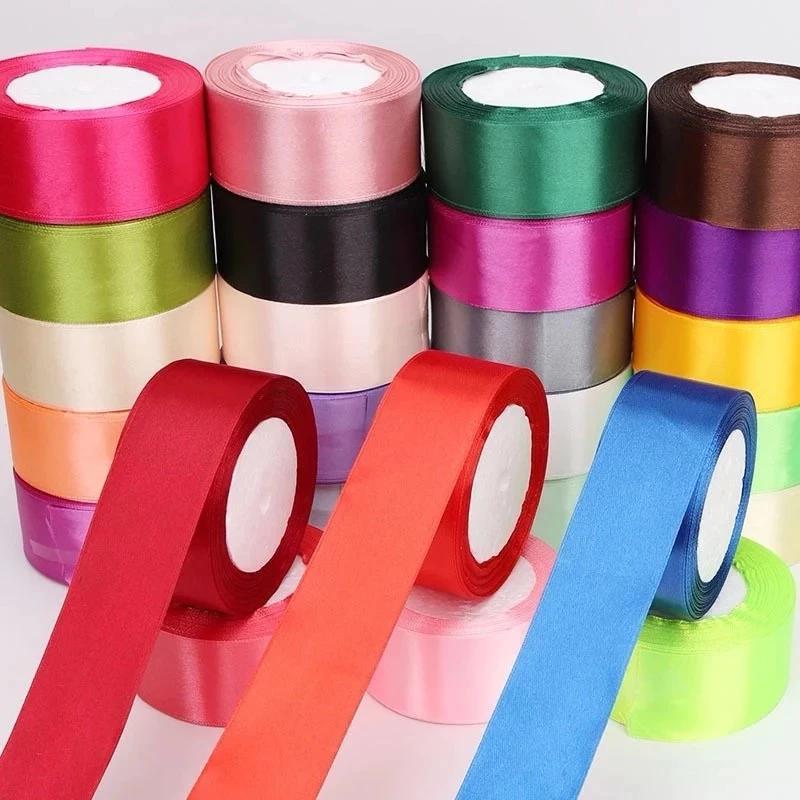 Ruy Băng Satin 4cm Cuộn 20m – Mua Sỉ (1 cây 5 cuộn) Giá Rẻ, Đa Dạng Màu Sắc Cho Làm Hoa, Thắt Nơ, Gói Quà Siêu Xinh