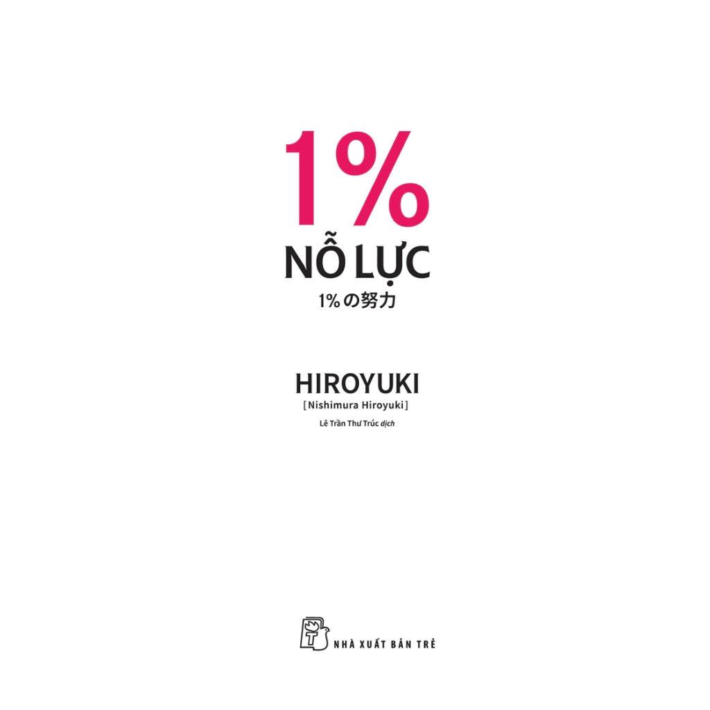 Sách 1% Nỗ Lực - Bản Quyền