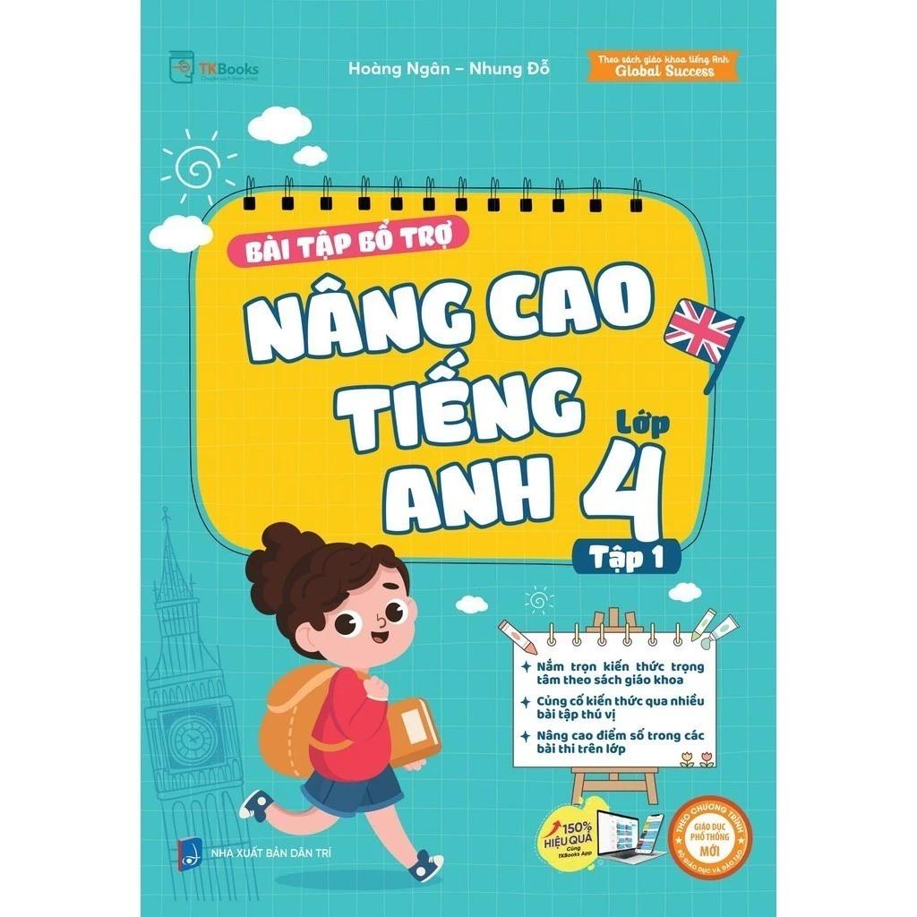 Sách Bài Tập Bộ Trợ Và Nâng Cao Tiếng Anh Lớp 4 (Tập 1+2) - Bản Quyền
