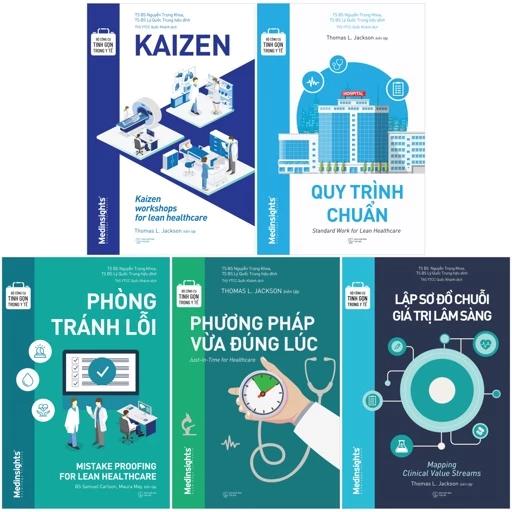 Sách Bộ Sách Công Cụ Tinh Gọn Trong Y Tế (Bộ 5 Cuốn) - Bản Quyền