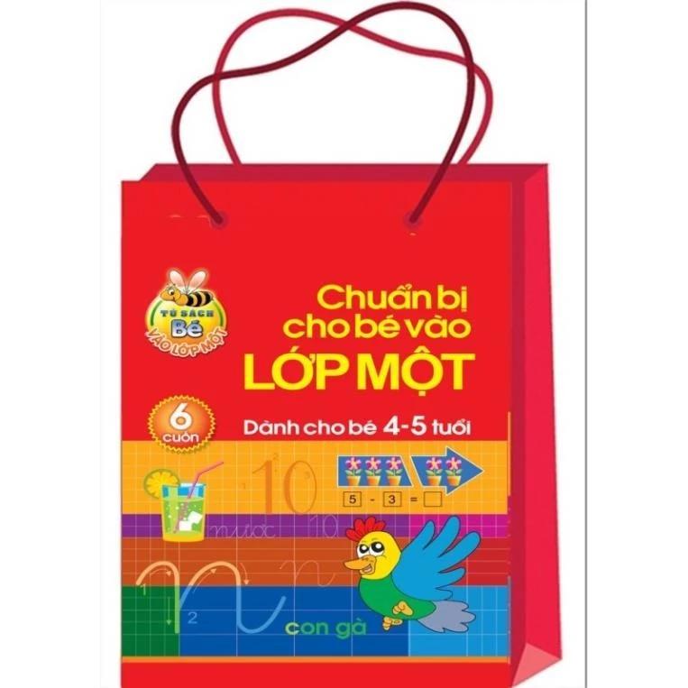 Sách Chuẩn Bị Cho Bé Vào Lớp 1 Dành Cho Bé 4 - 5 Tuổi (Túi 6 Cuốn) - Bản Quyền