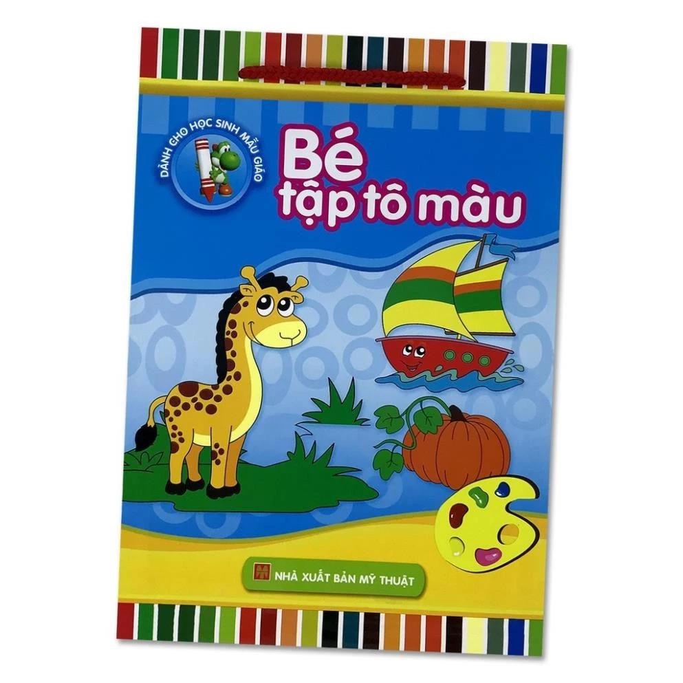 Sách Combo Bé Tập Tô Màu Dành Cho Học Sinh Mẫu Giáo (Túi 8 cuốn) - Bản Quyền