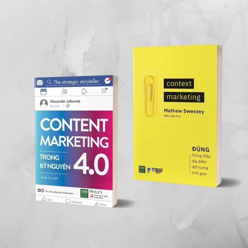 Sách Combo Cẩm nang cho dân Content (Context Marketing + Content Marketing trong kỷ nguyên 4.0) - Bản Quyền