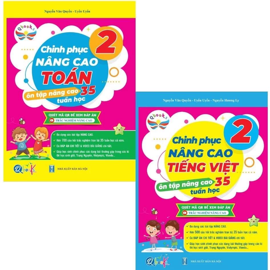Sách Combo Chinh Phục Nâng Cao Toán Và Tiếng Việt Lớp 2 - Cánh Diều - Cả Năm (2 Cuốn) - Bản Quyền