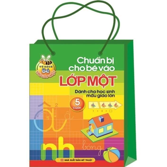 Sách Combo Chuẩn Bị Cho Bé Vào Lớp 1 - Dành Cho Mẫu Giáo Lớn (Túi 5 Cuốn) - Bản Quyền
