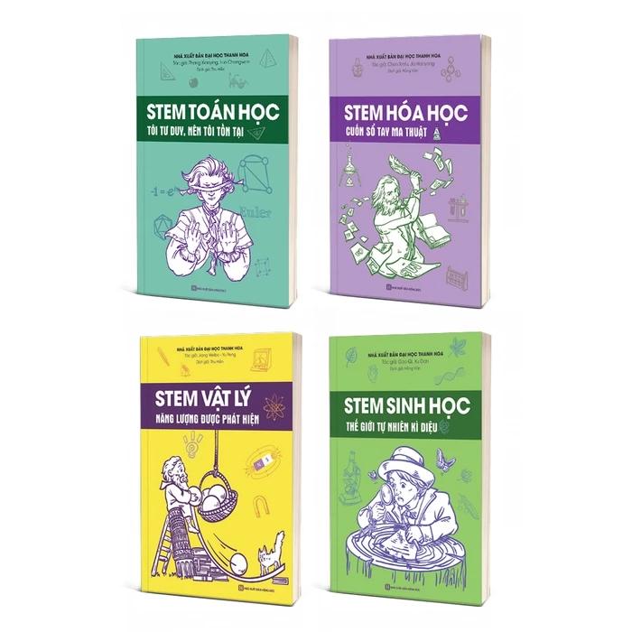 Sách Combo STEM Dành Cho Học Sinh - Phát Triển Tư Duy Logic, Khám Phá Khoa Học - Bản Quyền
