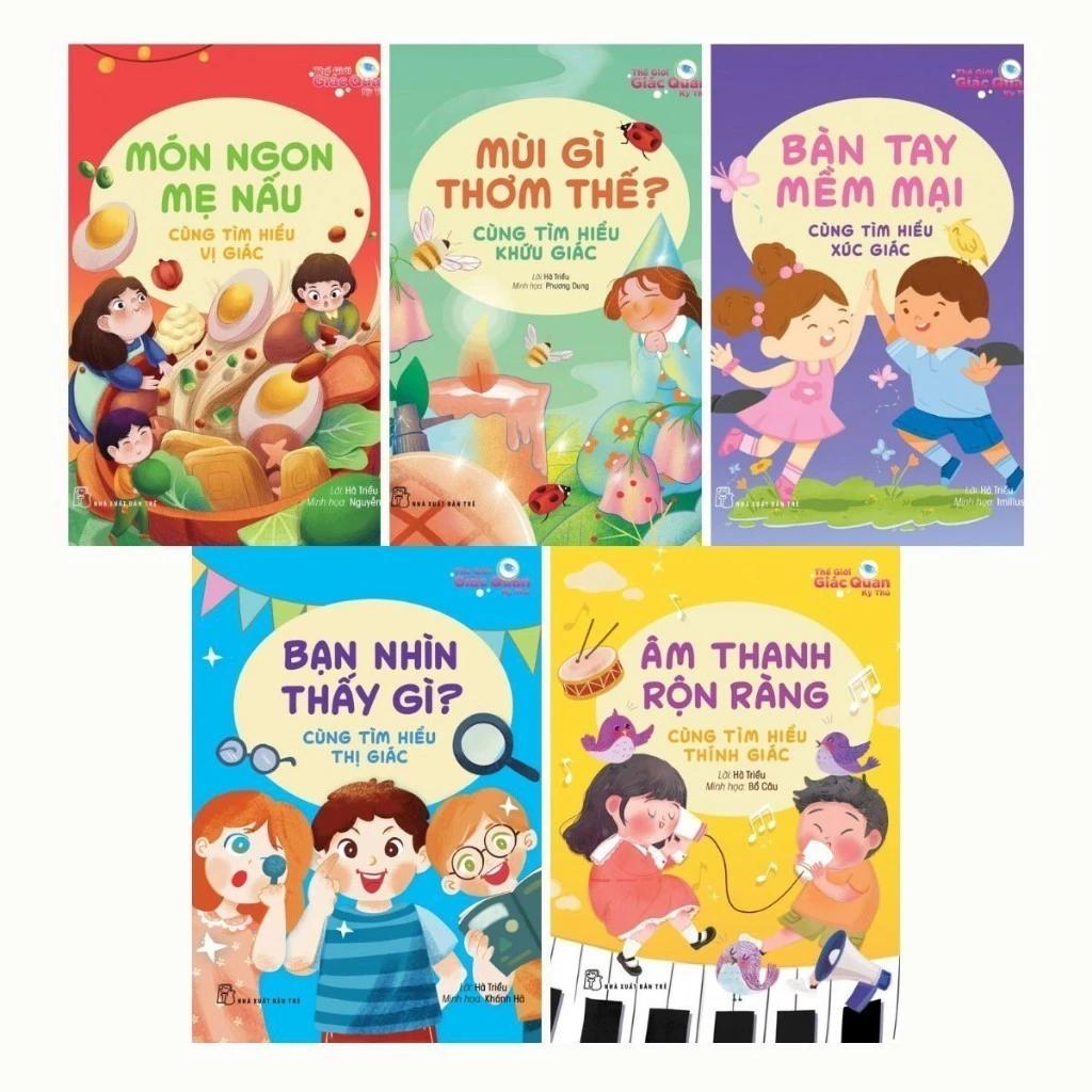 Sách Combo Thế Giới Giác Quan Kỳ Thú - Bộ 5 cuốn - Bản Quyền