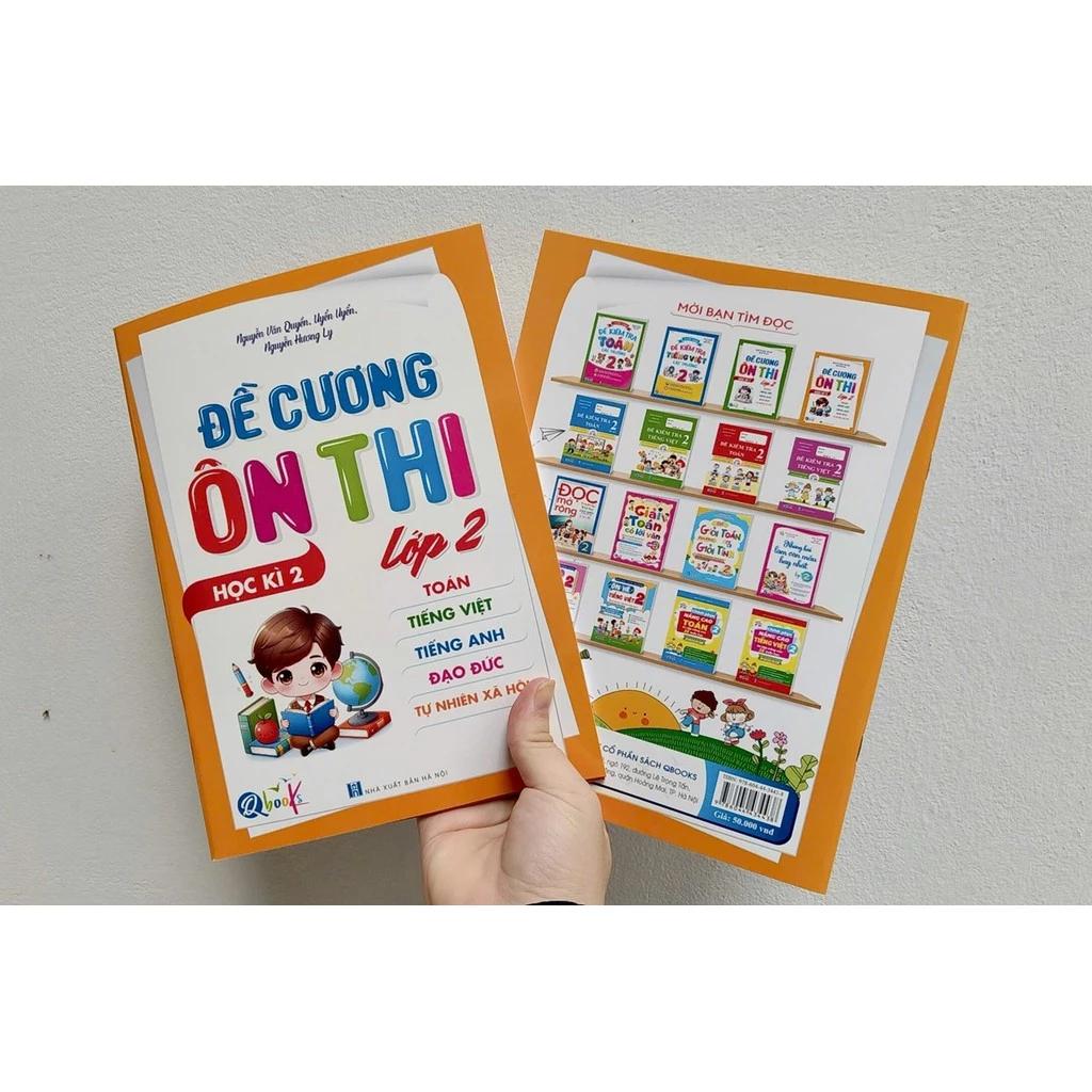 Sách Đề Cương Ôn Thi Lớp 2 - Học Kì 2 - Bản Quyền