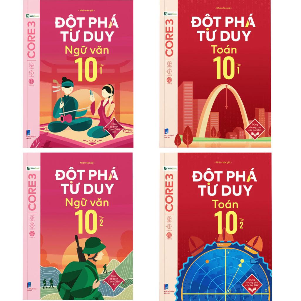Sách Đột Phá Tư Duy Lớp 10 - Trọn Bộ Các Môn Toán, Văn, KHTN, Lịch Sử và Địa Lý - Bản Quyền