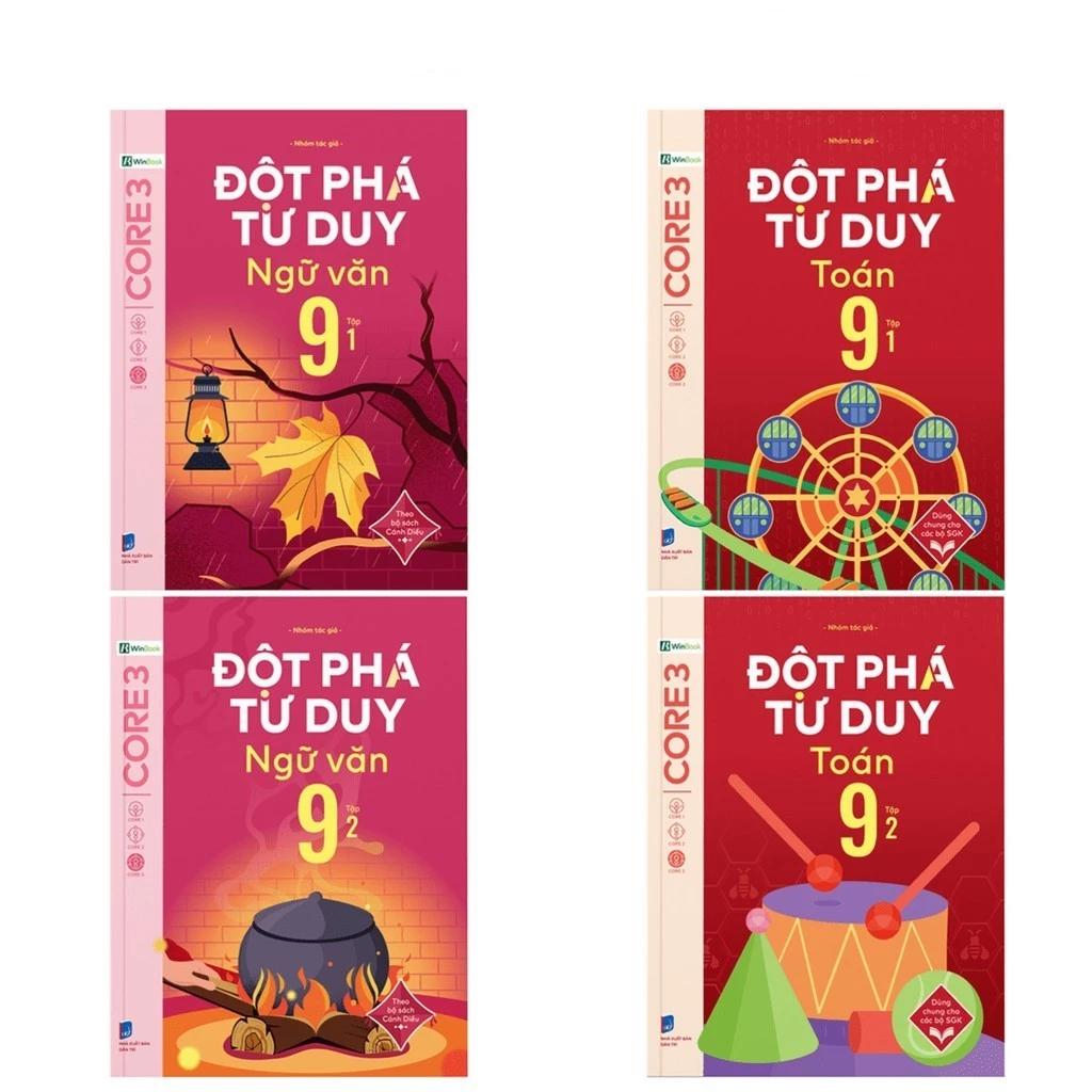 Sách Đột Phá Tư Duy Lớp 9 - Trọn Bộ Các Môn Toán, Văn, KHTN, Lịch Sử Địa Lý - Bản Quyền