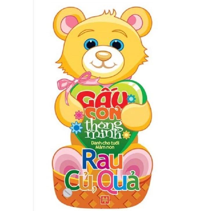 Sách Gấu Con Thông Minh - Rau, Củ, Quả - Bản Quyền