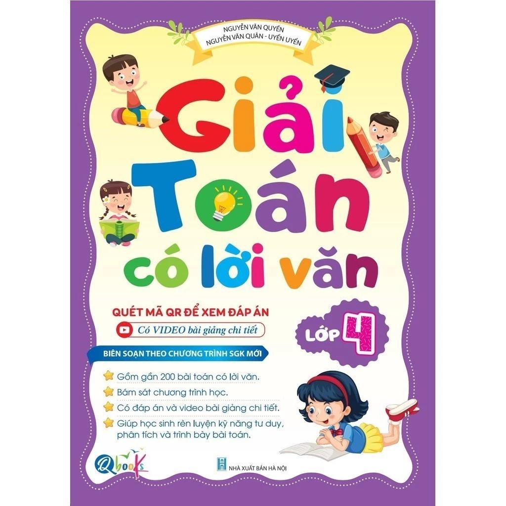 Sách Giải Toán Có Lời Văn Lớp 4 - Chương Trình Mới (1 Cuốn) - Bản Quyền