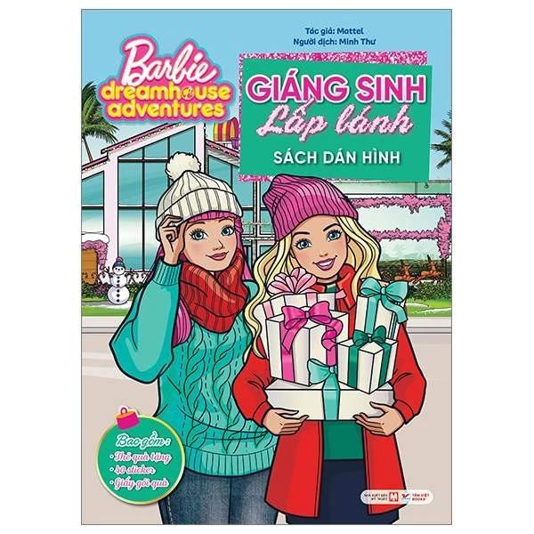 Sách Giáng Sinh Lấp Lánh - Dán Hình Babie - Bản Quyền