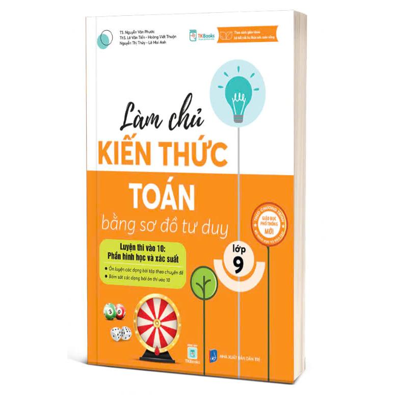 Sách Làm Chủ Kiến Thức Toán Bằng Sơ Đồ Tư Duy Lớp 9 - Bản Quyền