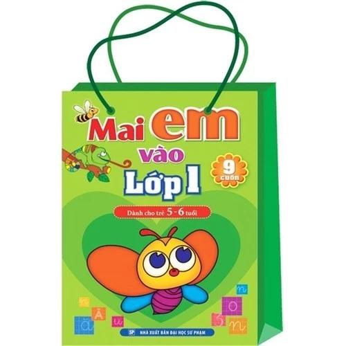 Sách Mai Em Vào Lớp 1 Dành Cho Trẻ 5-6 Tuổi (Túi 9 Cuốn) - Bản Quyền