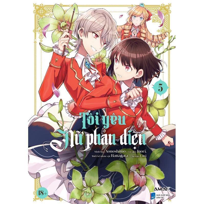 Sách [Manga] Tôi Yêu Nữ Phản Diện - Tập 5 - Tặng Kèm Bookmark Phủ Nhung + Postcard Phủ Nhung + Pop-Up Card - Bản Quyền