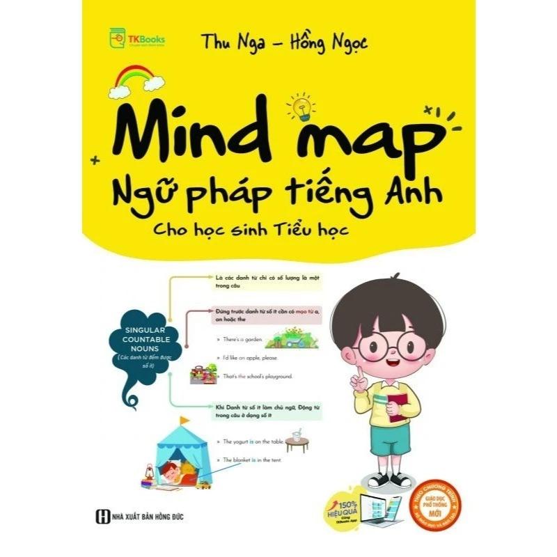 Sách Mind Map Ngữ Pháp Tiếng Anh Cho Học Sinh Tiểu Học - Bản Quyền