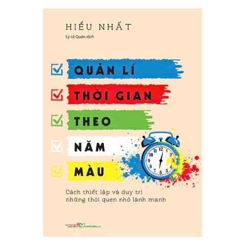 Sách Quản Lý Thời Gian Theo Năm Màu - Bản Quyền
