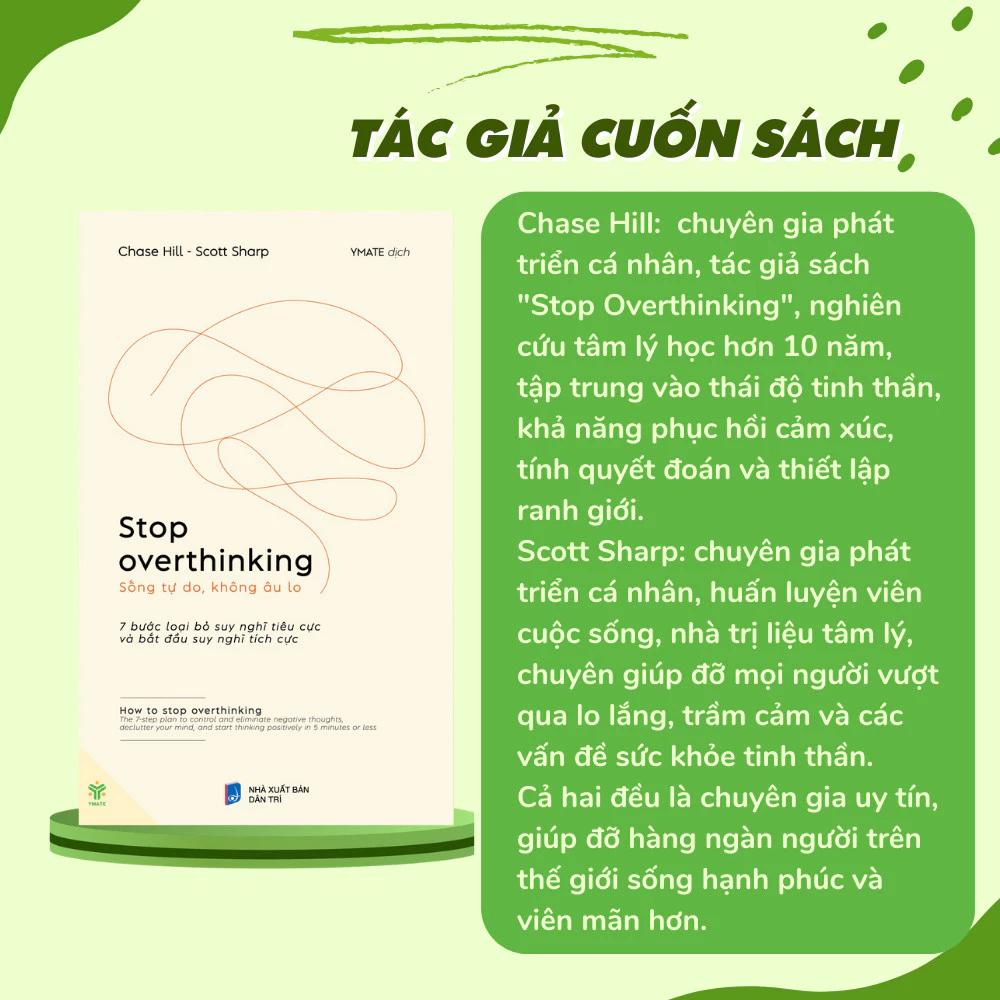 Sách Stop Overthinking - Bản Quyền