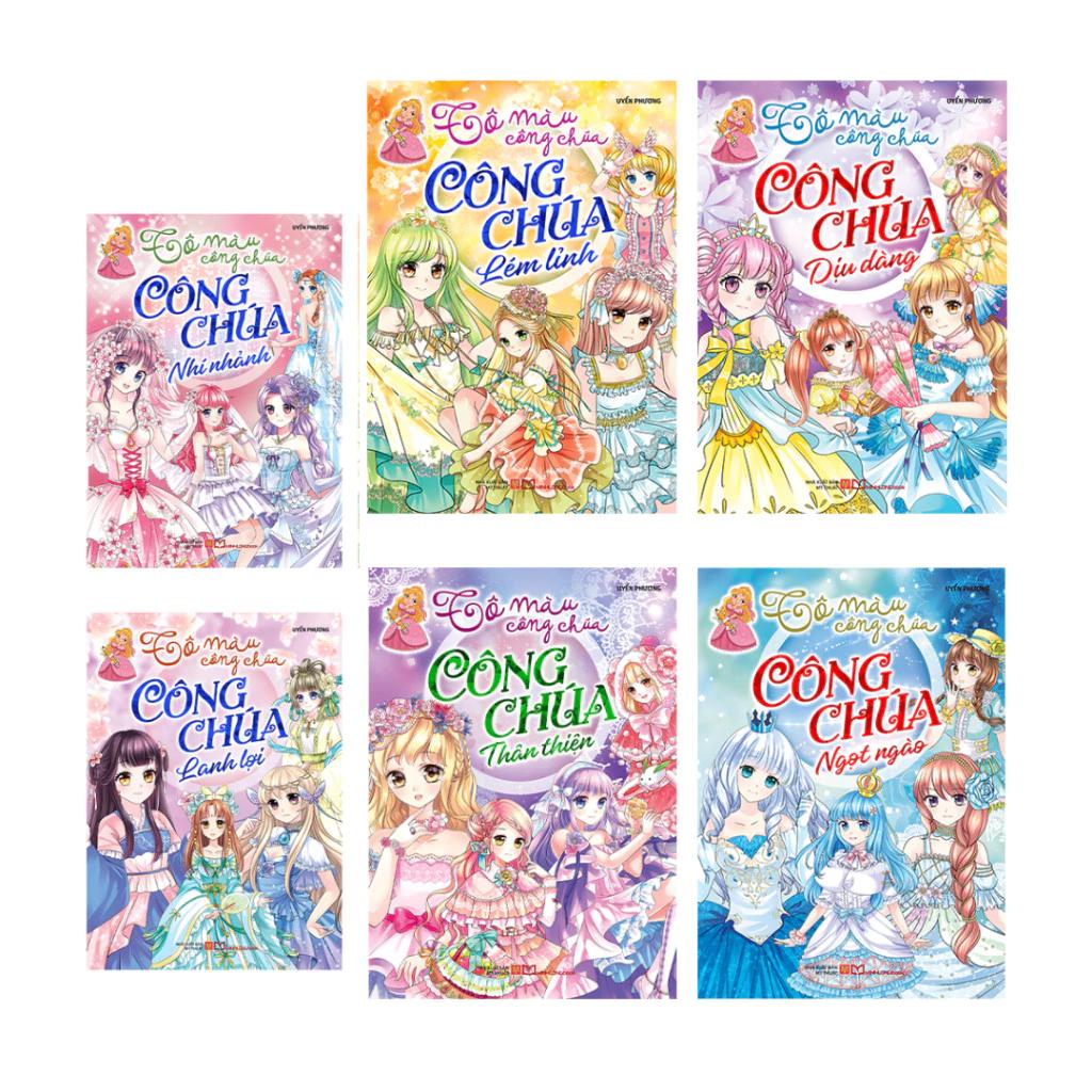 Sách Tô Màu Công Chúa - Minh Long Books - Bản Quyền