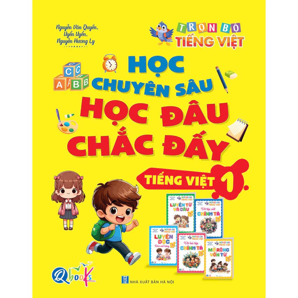 Sách Túi Trọn Bộ Tiếng Việt Lớp 1 - 5 Quyển Cực Hay Cho Bé - Bản Quyền