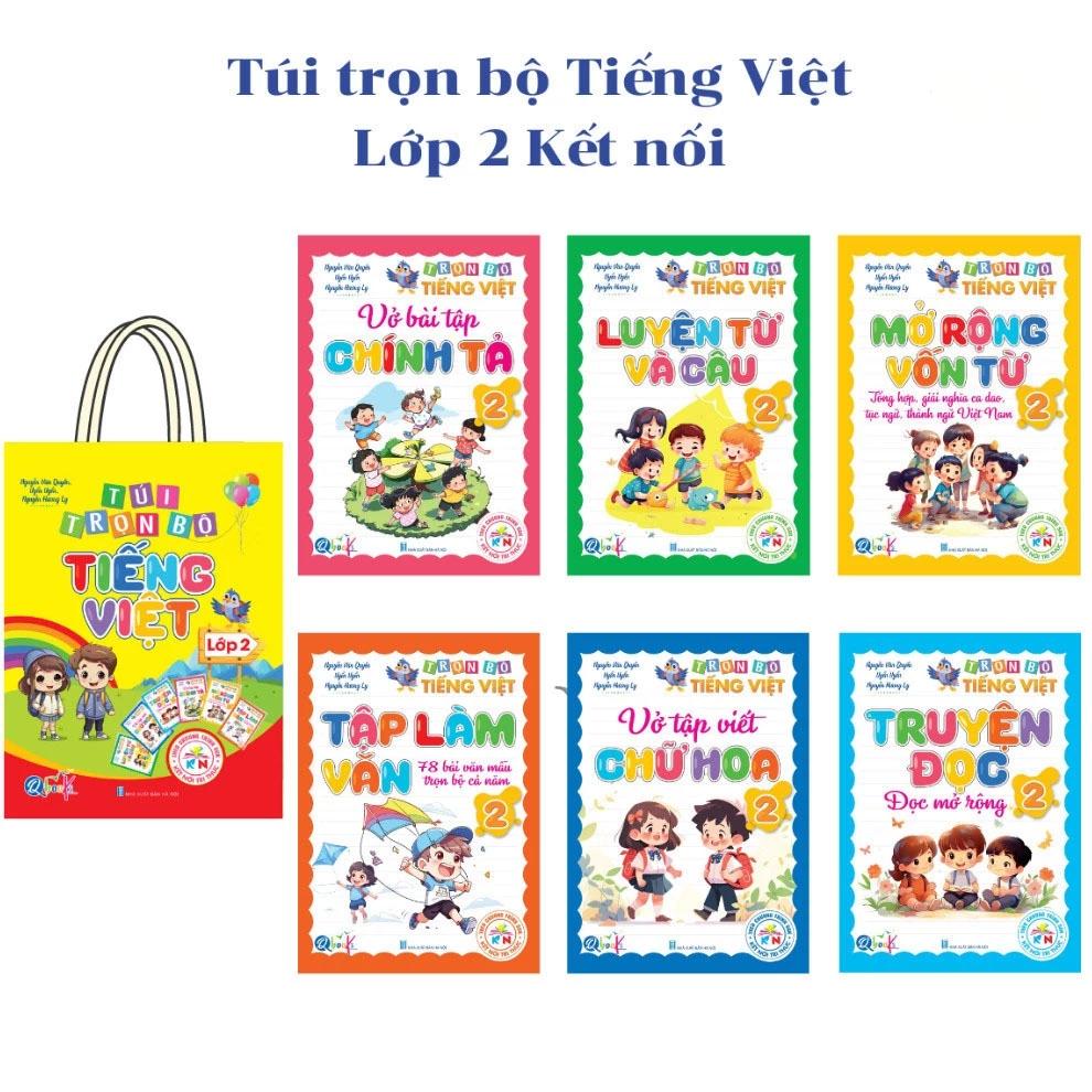 Sách Túi Trọn Bộ Tiếng Việt Lớp 2 - Kết Nối Tri Thức - Cả năm ( 6 Cuốn ) - Bản Quyền