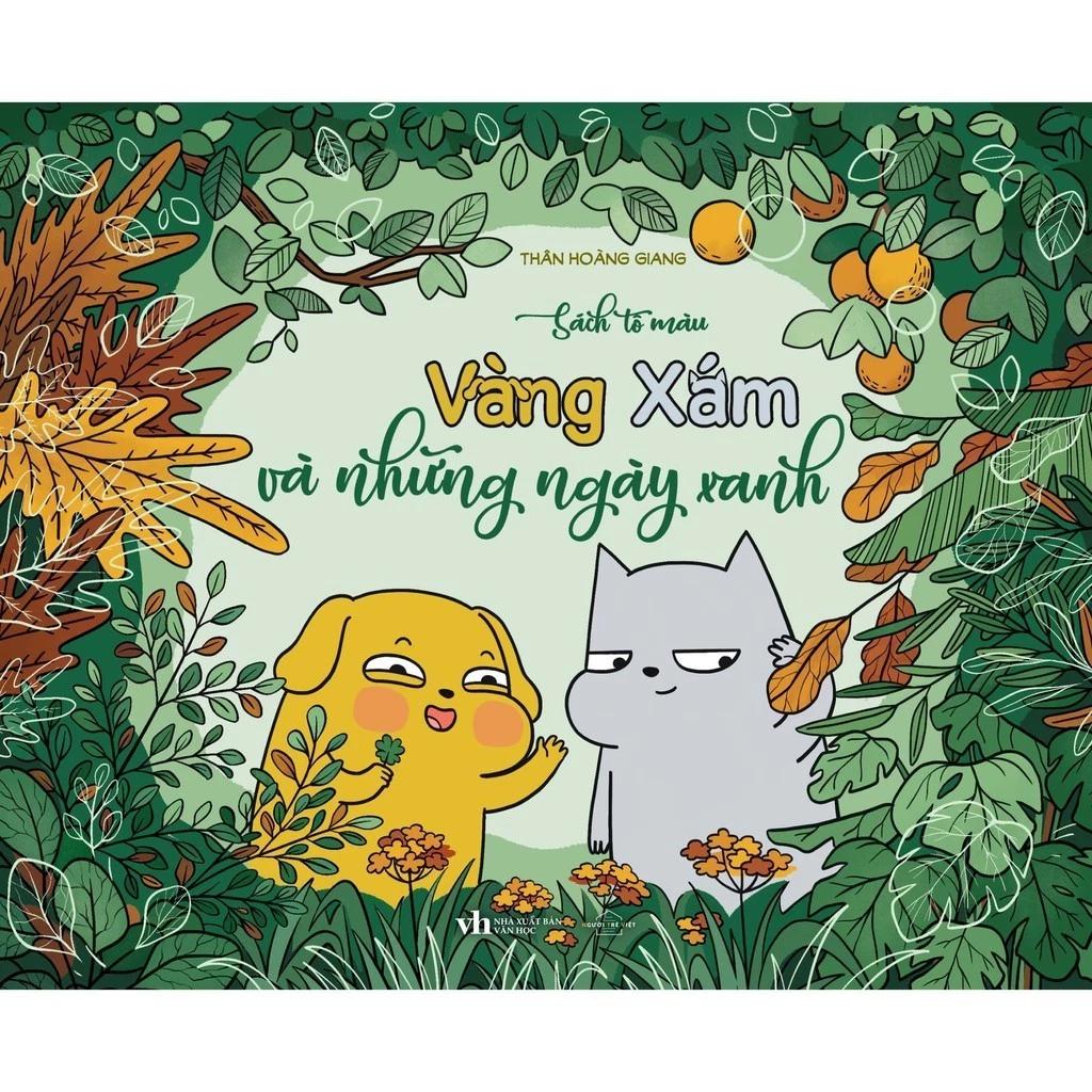 Sách Vàng Xám Và Những Ngày Xanh (Sách Tô Màu) - Bản Quyền