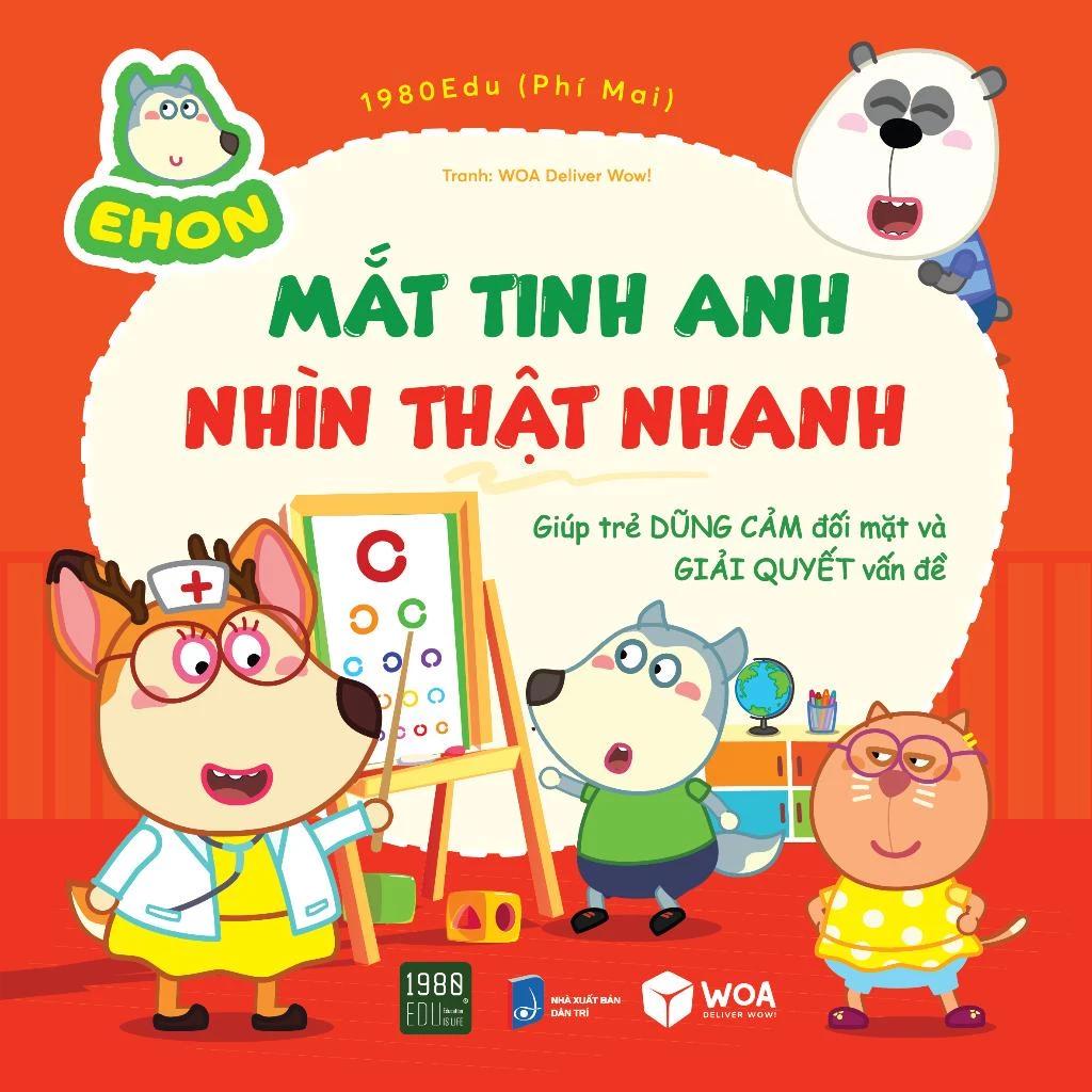 Sách Wolfoo Ehon - Mắt Tinh Anh, Nhìn Thật Nhanh - Bản Quyền