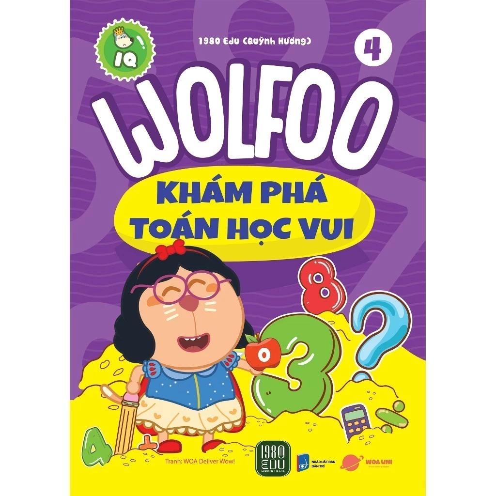 Sách Wolfoo Khám Phá Toán Học Vui 4 - Bản Quyền