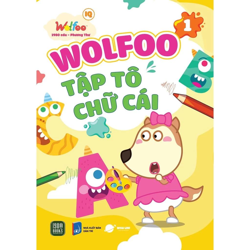 Sách Wolfoo Tập Tô Chữ Cái - Tập 1 - Bản Quyền