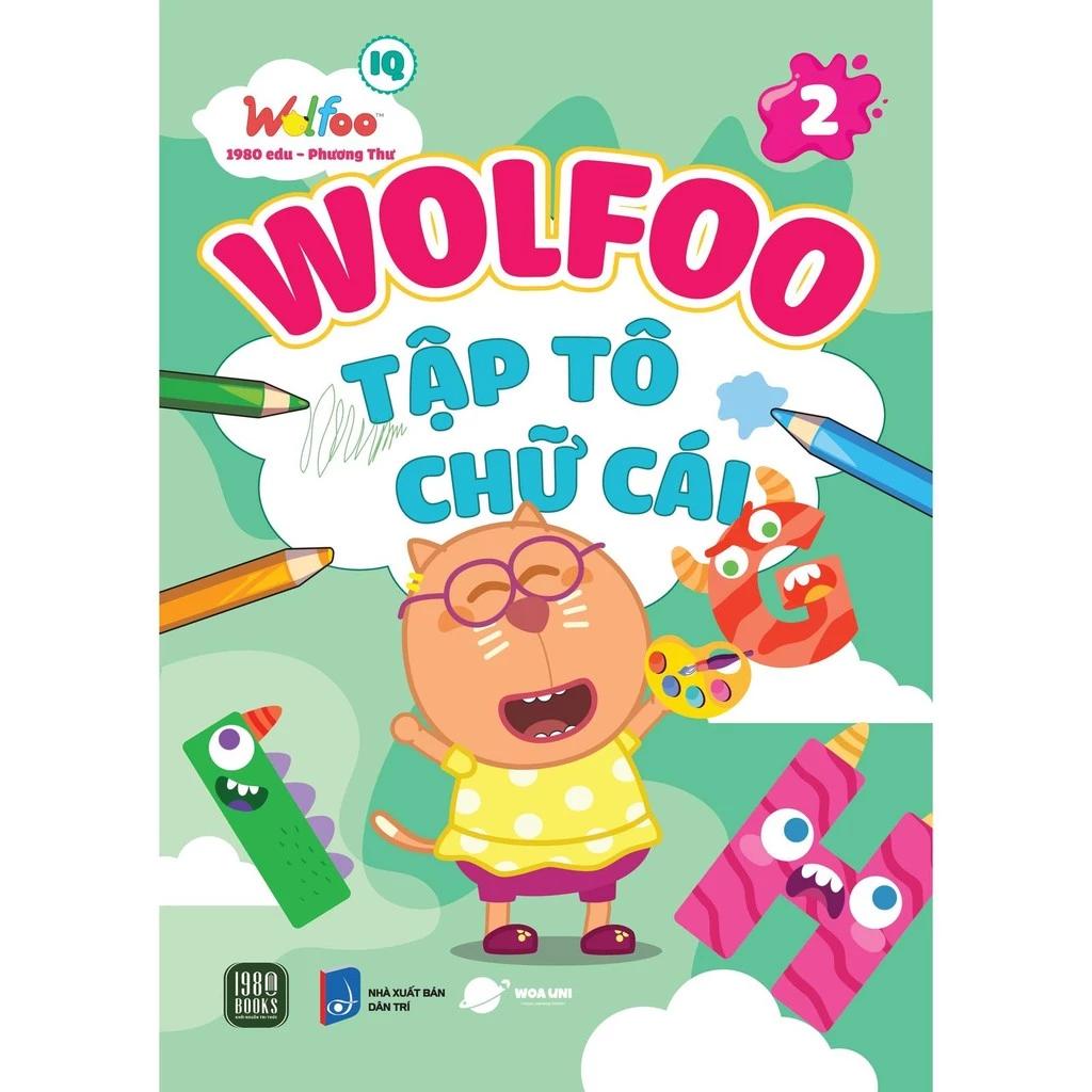 Sách Wolfoo Tập Tô Chữ Cái - Tập 2 - Bản Quyền