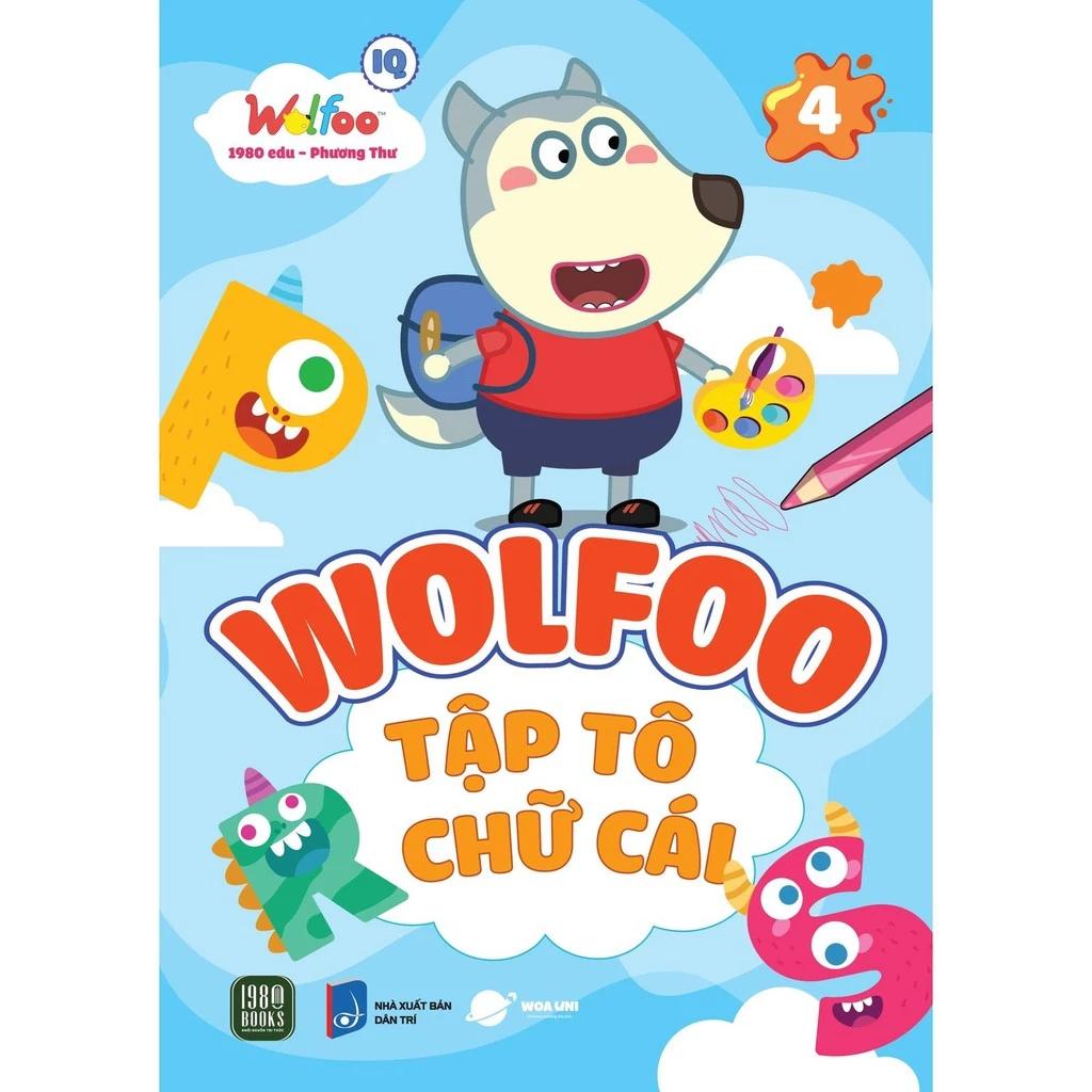 Sách Wolfoo Tập Tô Chữ Cái - Tập 4 - Bản Quyền