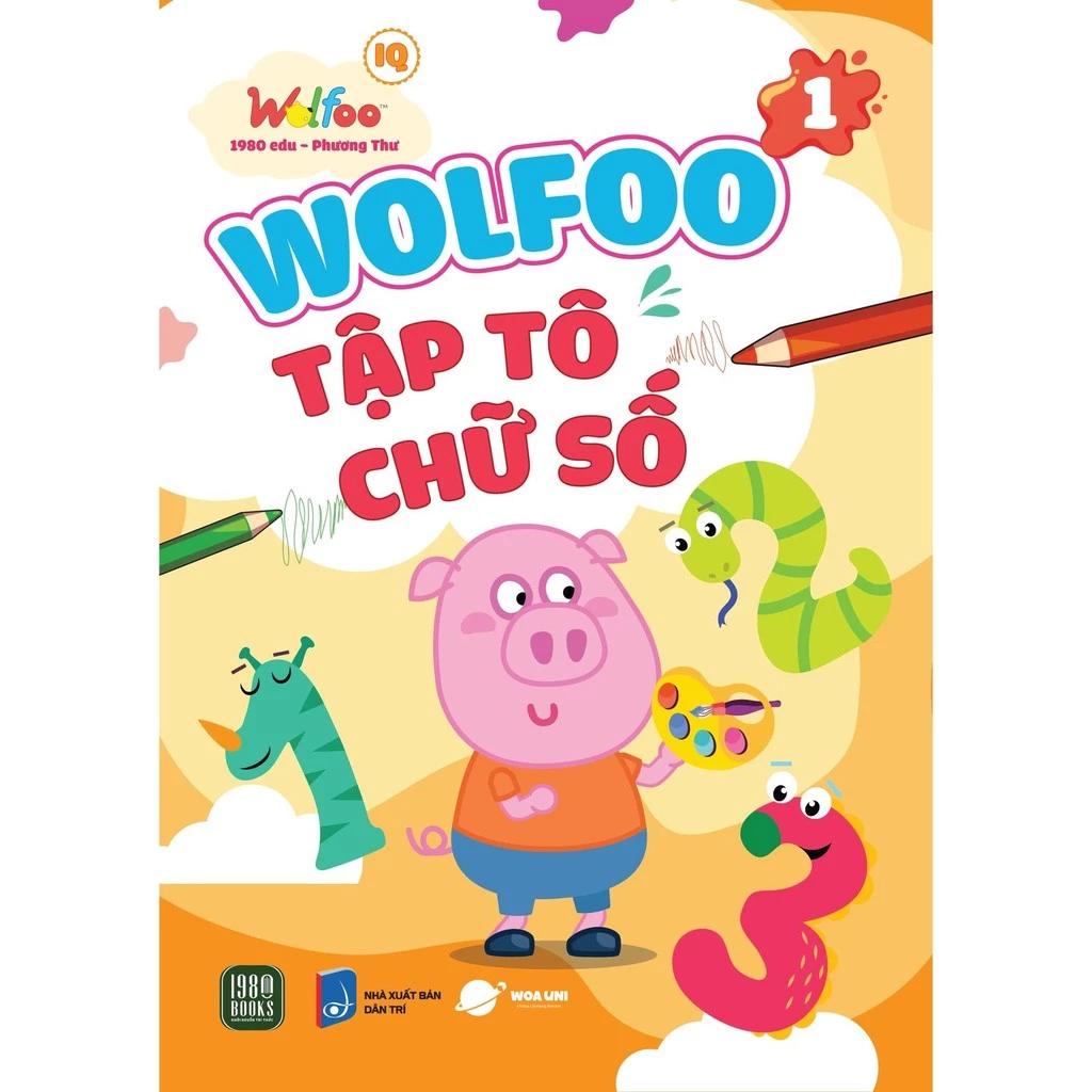 Sách Wolfoo Tập Tô Chữ Số - Tập 1 - Bản Quyền